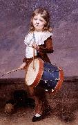Martin  Drolling Portrait of the Artists Son as a Drummer oil painting reproduction